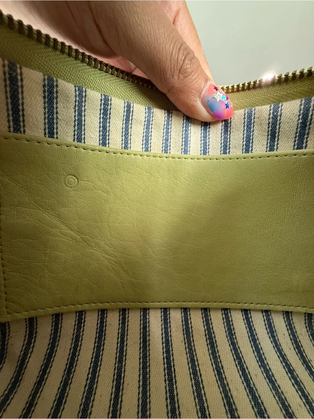 Vintage Coach Large Cosmetic Case 7172 in Lime